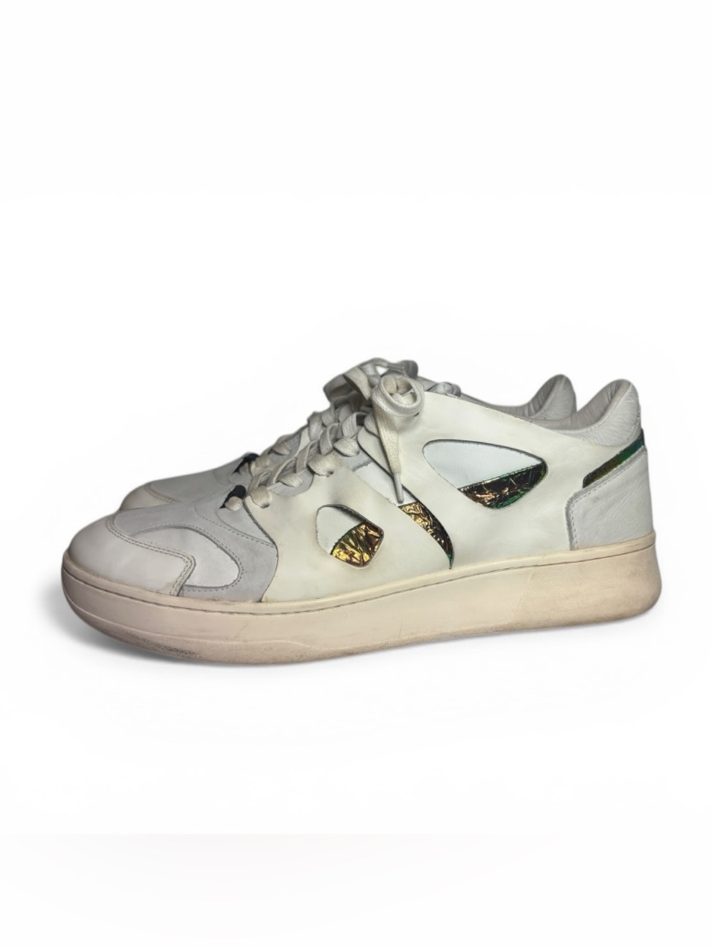 Alexander McQueen X PUMA White Leather Sneakers Shoes‎ Men’s Size 12 Rare HTF